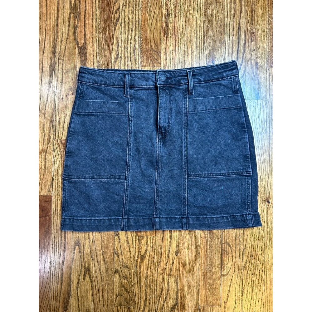 Black Old Navy Jean Skirt Size 10